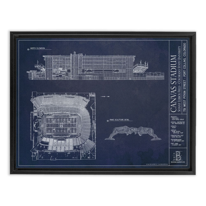 Framed Canvas - Small - Black