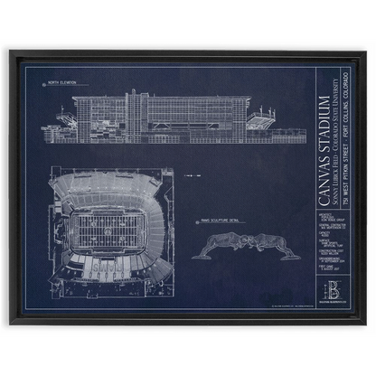 Framed Canvas - Large - Black