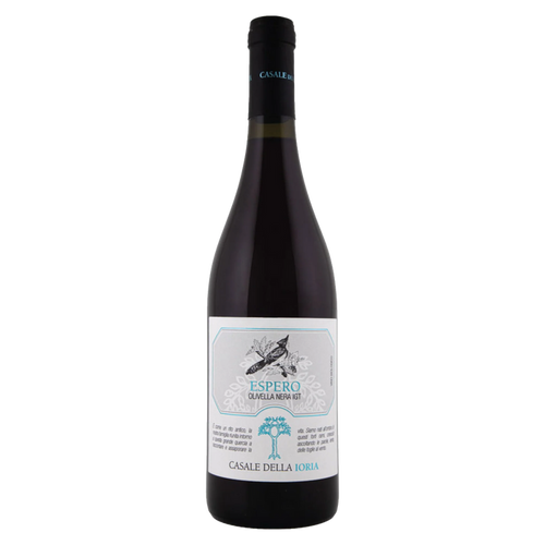 Wine bottle with label reading 'ESPERO'
