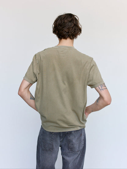 Cavalry Olive Cotton Box T-Shirt