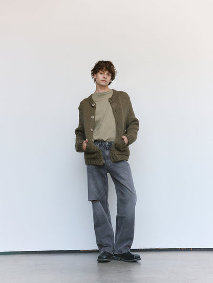 Cavalry Olive Cotton Box T-Shirt