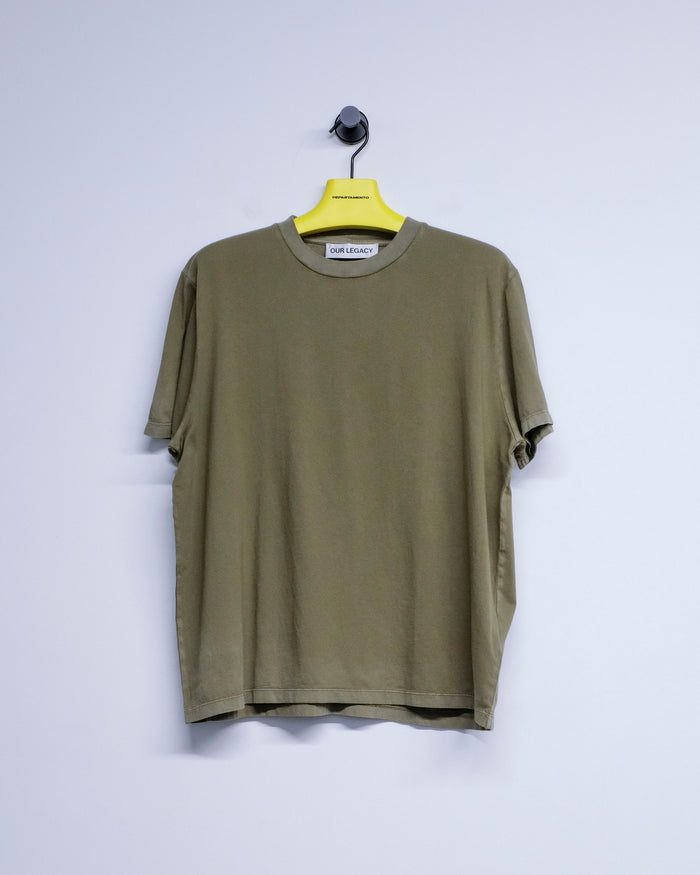 Cavalry Olive Cotton Box T-Shirt | Our Legacy | DEPARTAMENTO