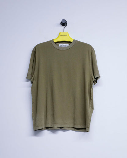 Cavalry Olive Cotton Box T-Shirt | Our Legacy | DEPARTAMENTO