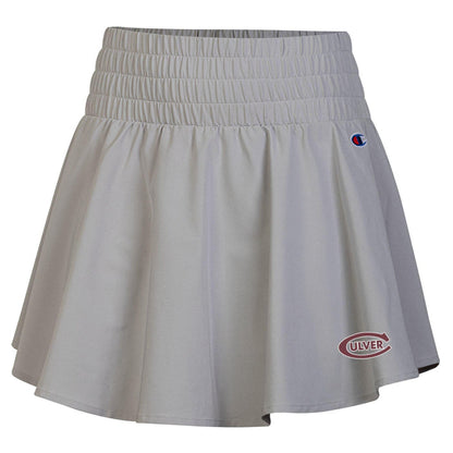 Champion Women's Tailgate Ruffle Skirt- Silver Opal