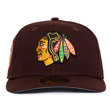 Chicago Black Hawks Dark Brown 75Th Anniversary