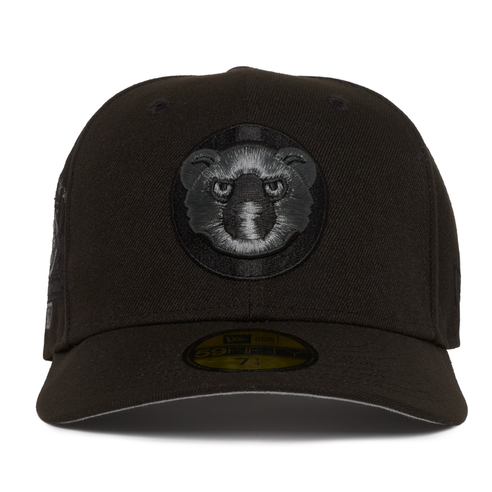Chicago Cubs Black on Black Silver Logo 1990All Star Game