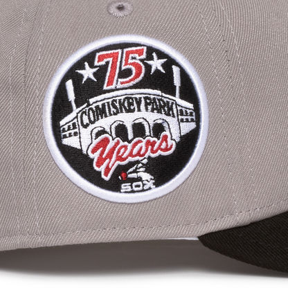 Chicago White Sox Grey and Black "C" Logo 75 Years