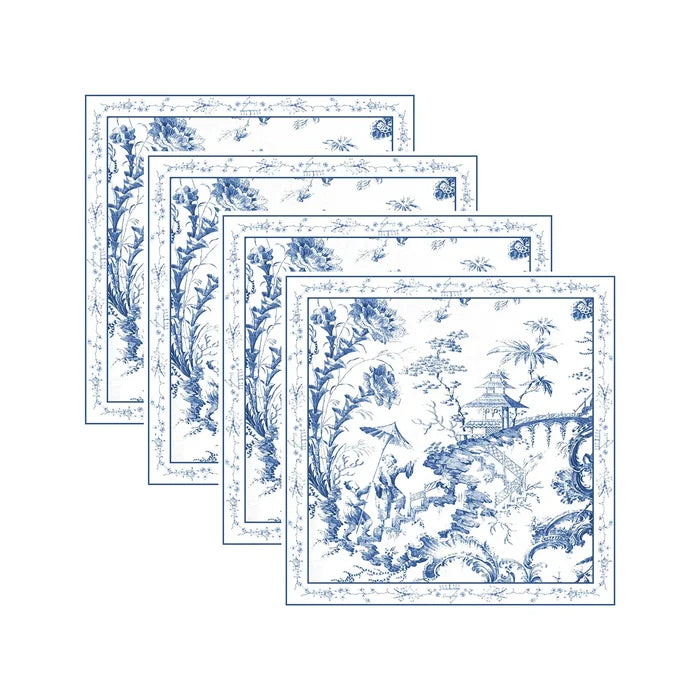 Chinoiserie Napkins 20x20 Set of 4