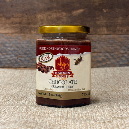 Chocolate Creamed Honey 12 oz.