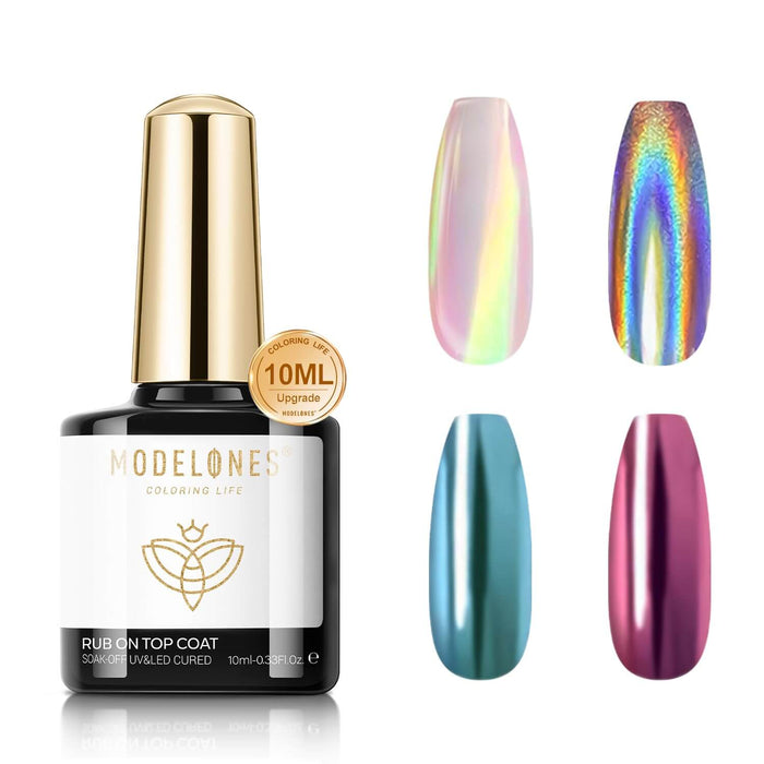 Free Chrome Powder Top Coat 10ml Gift MODELONES #