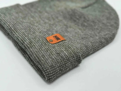 Classic Fusion Cuffed Beanie, Gray and Green