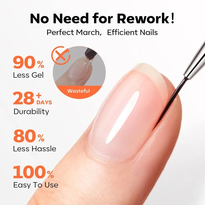 Clear Builder Gel with Liner Brush