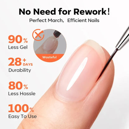 Clear Builder Gel with Liner Brush