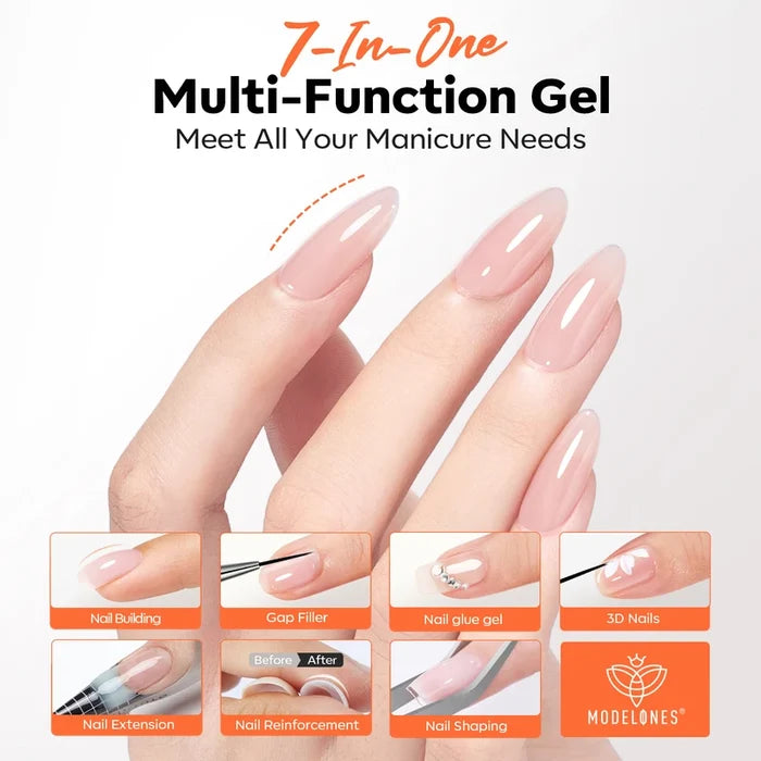 Clear Builder Gel with Liner Brush