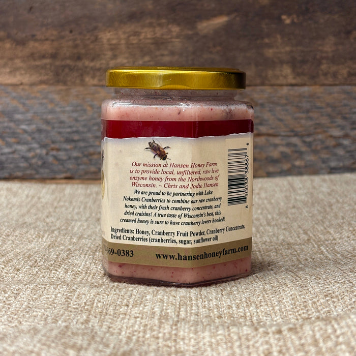 Cranberry Creamed Honey 12 oz.