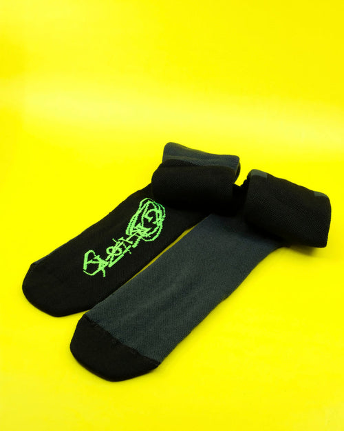 Crow Grey Cotton Viper Socks VIII