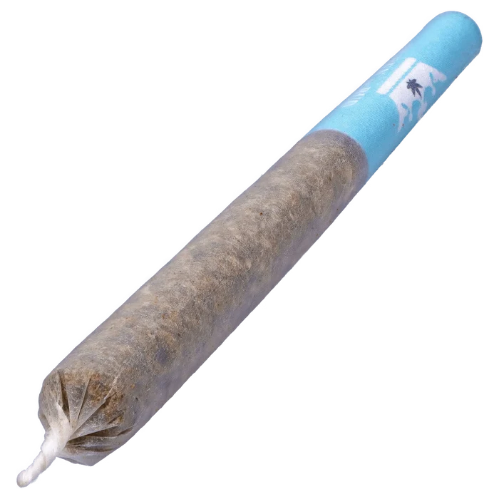 A close-up shot of the Crystal Multipack Infused Pre Rolled 8 x 0.5 g, showcasing its translucent wrap and visible contents.
