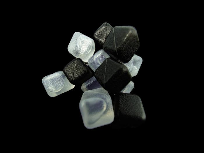CUBED ICE-Black-Clear-10lb Bag