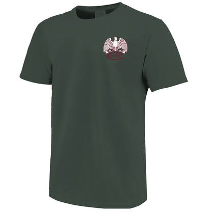 Culver Holiday Short Sleeve Comfort Tee - Spruce Green