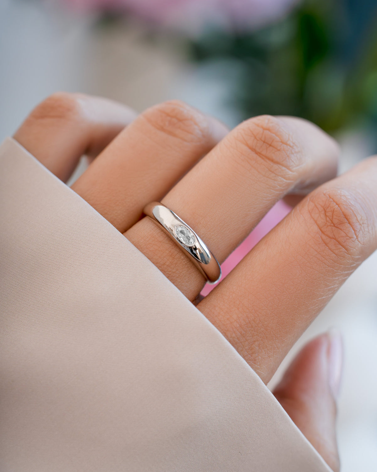 CZ Dome Ring