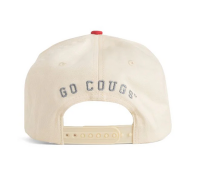DAD GANG x WSU Creme and Crimson Red Trucker