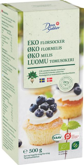 Dansukker Organic Powdered Sugar 500g - Soposopo
