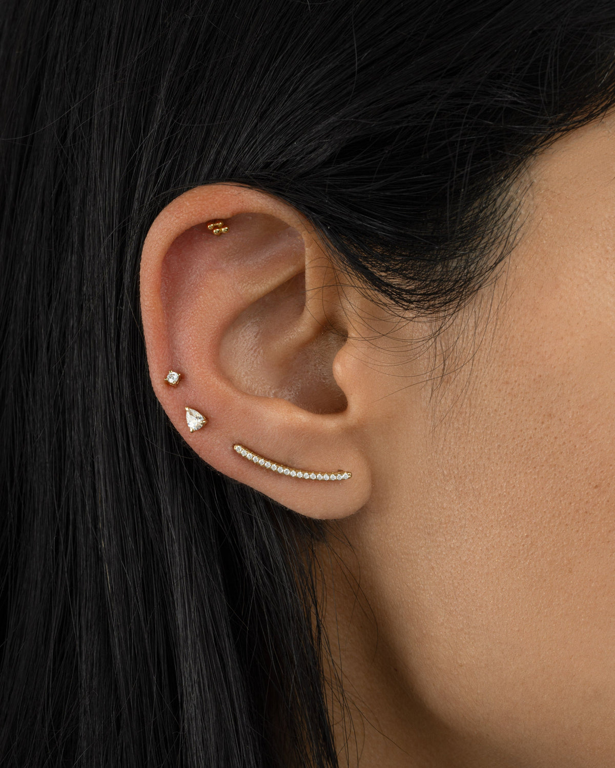 Studded Ear Climber