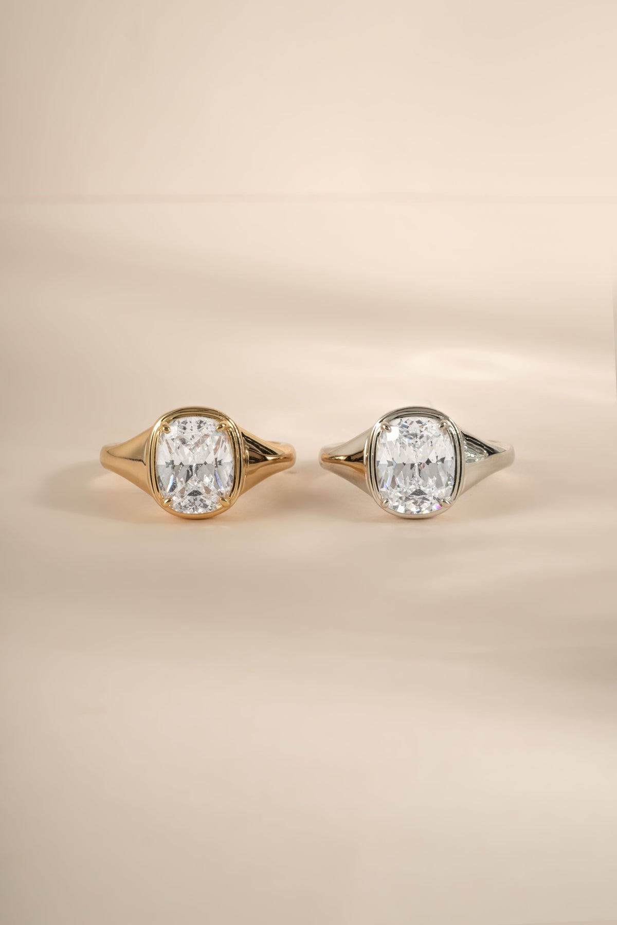 Elongated Cushion Ring