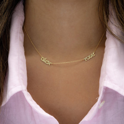 Custom Multiple Name Necklace