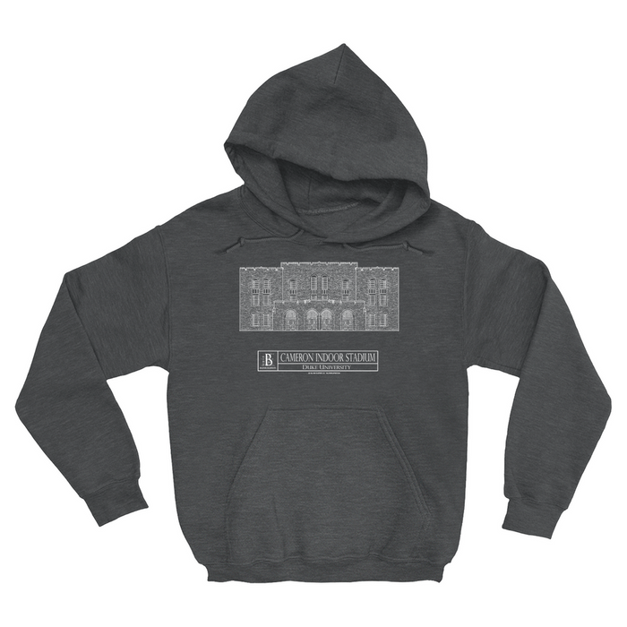 Duke University - Cameron Indoor Stadium (Elevation View) Hoodie
