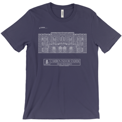 Duke University - Cameron Indoor Stadium (Elevation View) Unisex T-Shirts