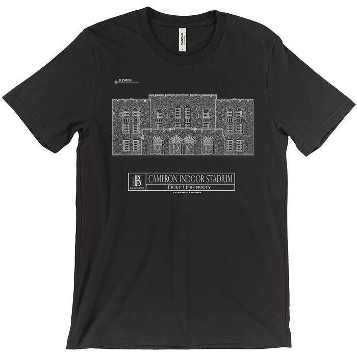 Duke University - Cameron Indoor Stadium (Elevation View) Unisex T-Shirts
