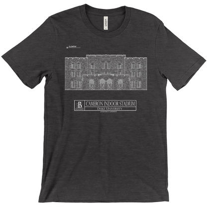 Duke University - Cameron Indoor Stadium (Elevation View) Unisex T-Shirts