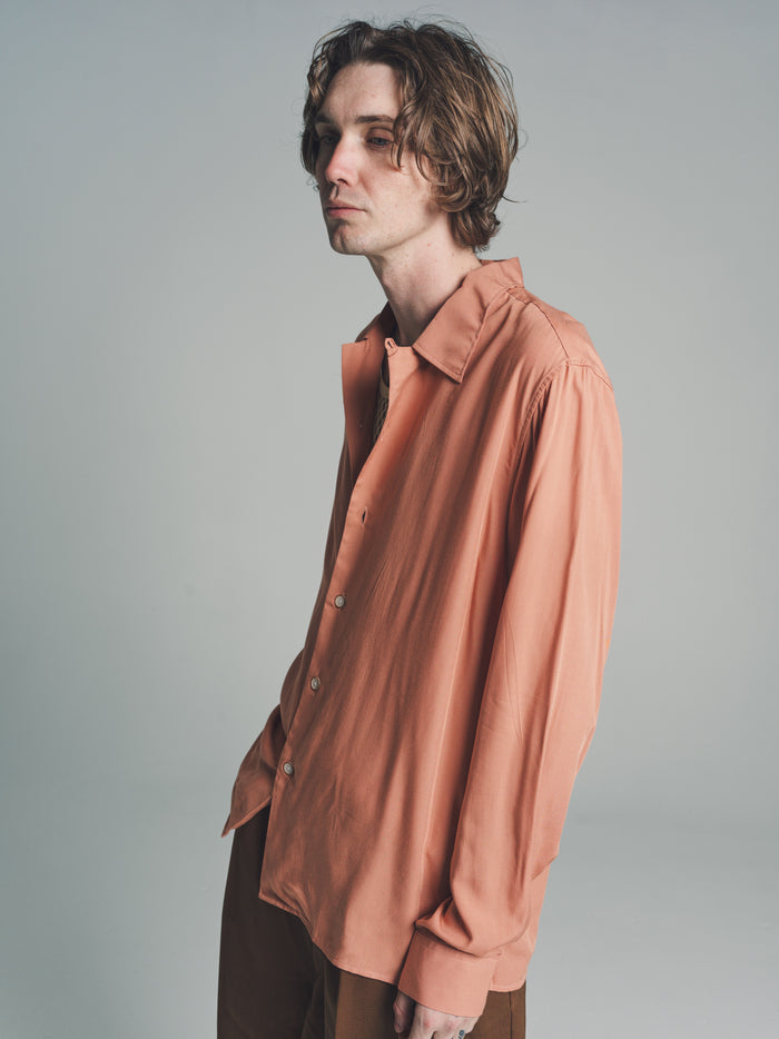 Dusty Pink Viscose Woven Rani Shirt