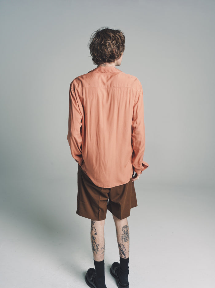 Dusty Pink Viscose Woven Rani Shirt