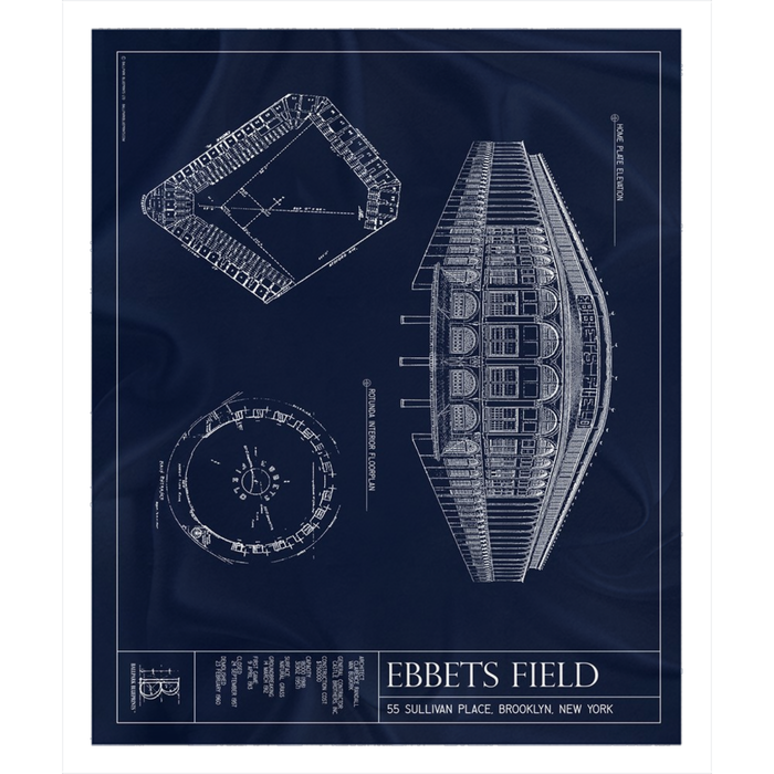 Ebbets Field Fleece Sherpa Blanket