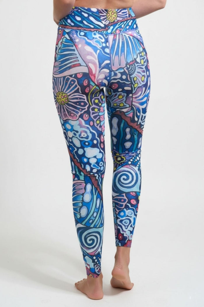 Enchanted Grayling High-Waisted Leggings