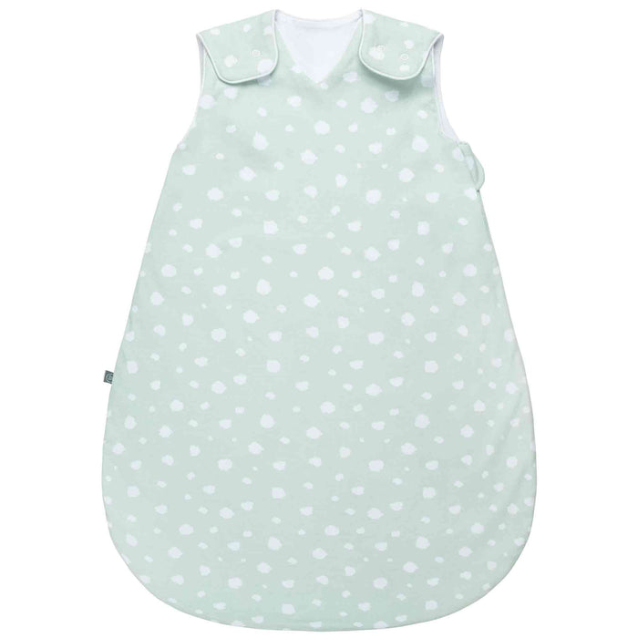 Baby Schlafsack 1.0 TOG Mint Punkte von vorne