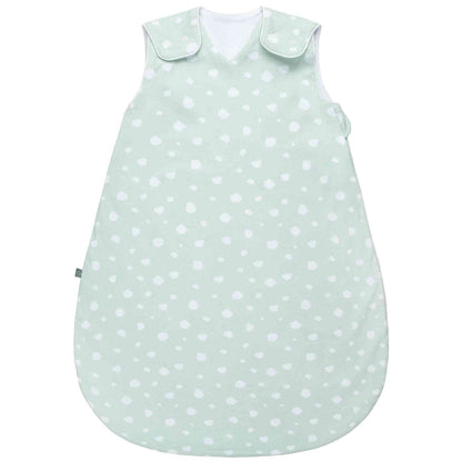 Baby Schlafsack 1.0 TOG Mint Punkte von vorne