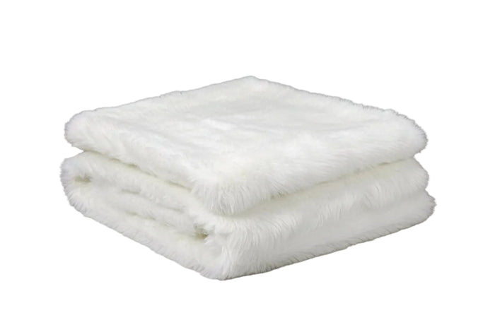 Faux Fox Fur Throw