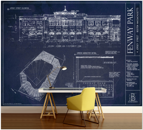 Fenway Park Wall Mural
