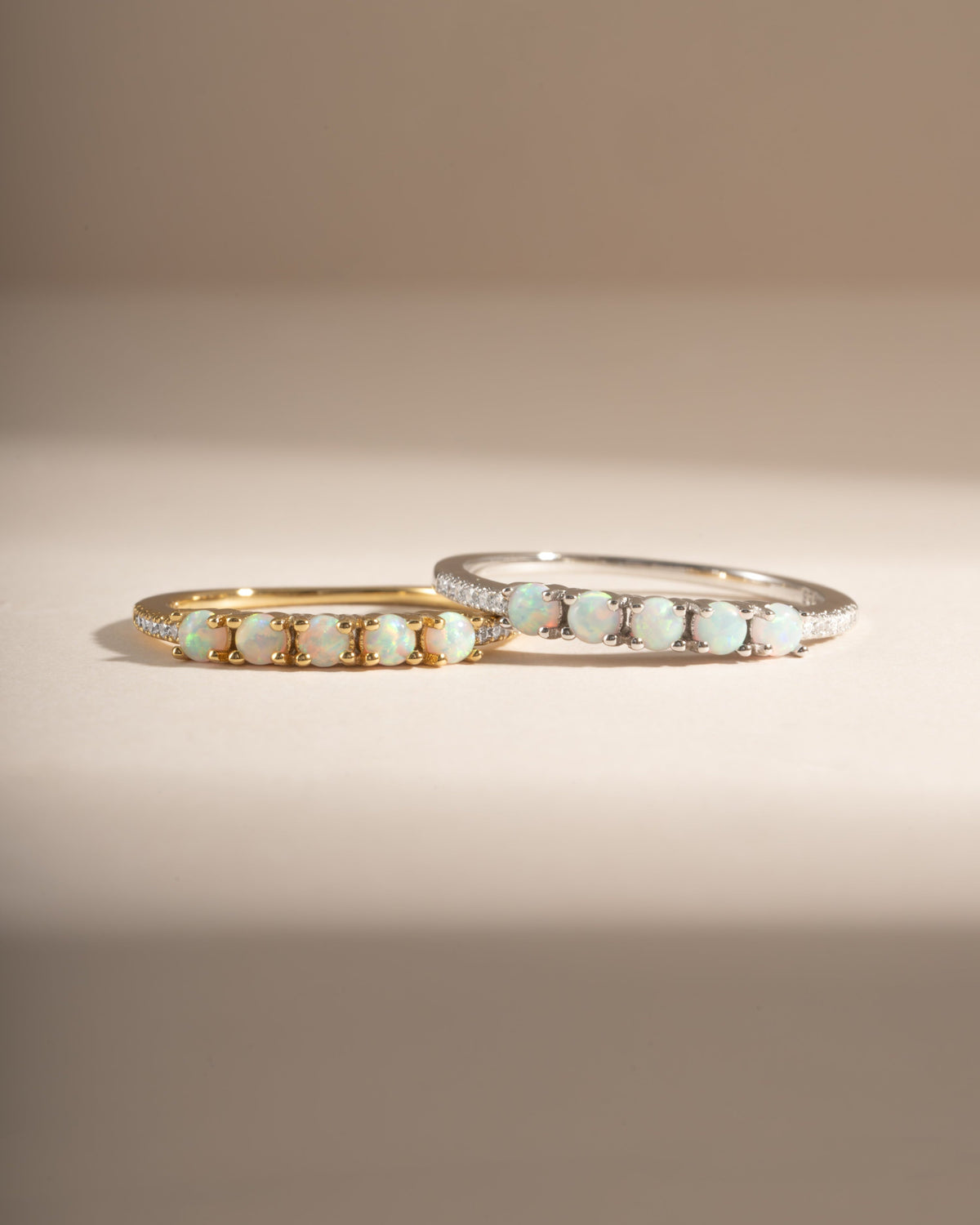 5 Stone Opal Ring