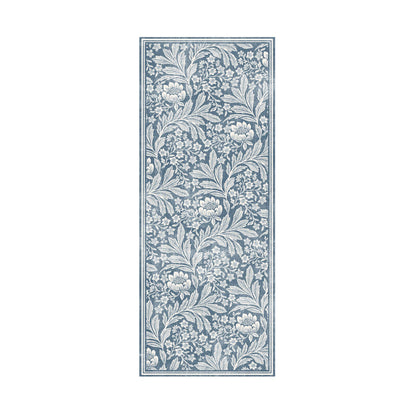 Florentine Silky Soft Washable Runner Blue 80x200cm