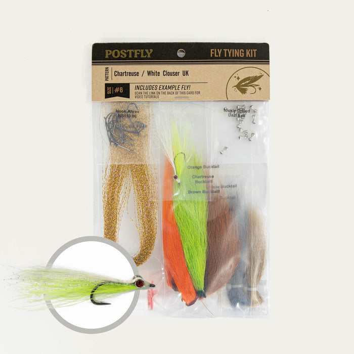 Fly Tying Kit | Clouser Chartreuse