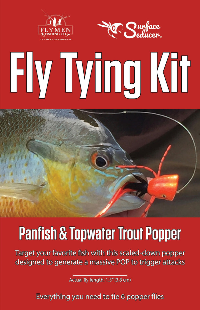 Fly Tying Kit: Surface Seducer Panfish & Topwater Trout Popper