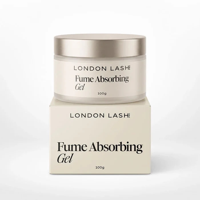 Fume Absorbing Gel 100g by London Lash Pro shown with its retail box