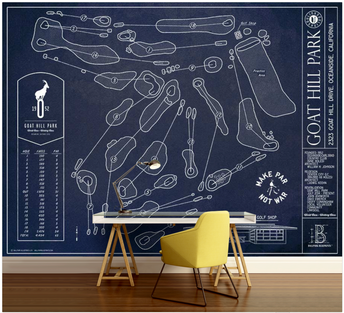 Goat Hill Park Golf Course Wall Mural