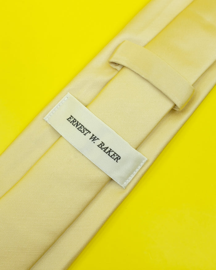 Gold Viscose Classic Tie | Ernest W. Baker | DEPARTAMENTO