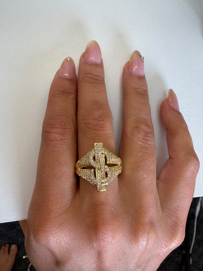Golden Dollar Luxe Ring