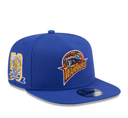 Golden State Warriors Royal HWC AFrame 50Th Anniversary Snap Back